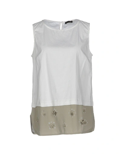 Shop Peserico Top In White