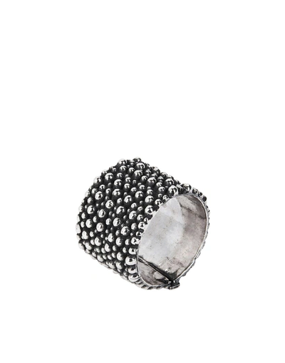 Shop Emanuele Bicocchi Ring In Silver