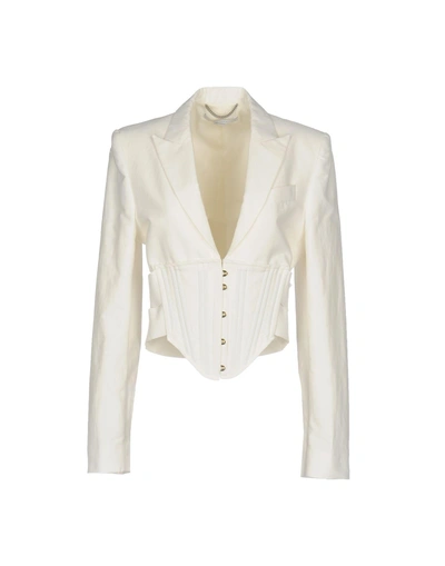 Shop Stella Mccartney Sartorial Jacket In White