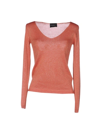 Shop Atos Lombardini Sweater In Coral