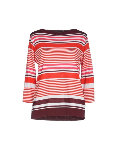 Shop Piazza Sempione Jumper In Red