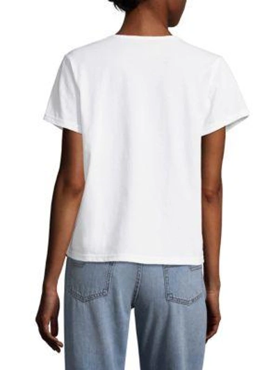 Shop Marc Jacobs Classic Screen-print Tee In White