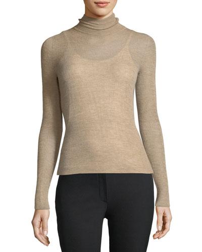 Max Mara Cashmere Turtleneck Sweater In Beige | ModeSens