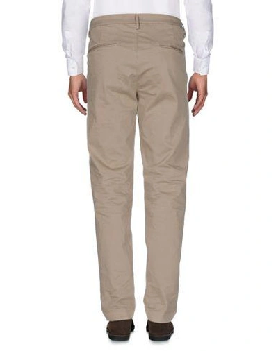 Shop Aglini Man Pants Beige Size 29 Cotton, Elastane