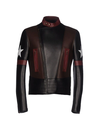 Shop Givenchy Biker Jacket In Black