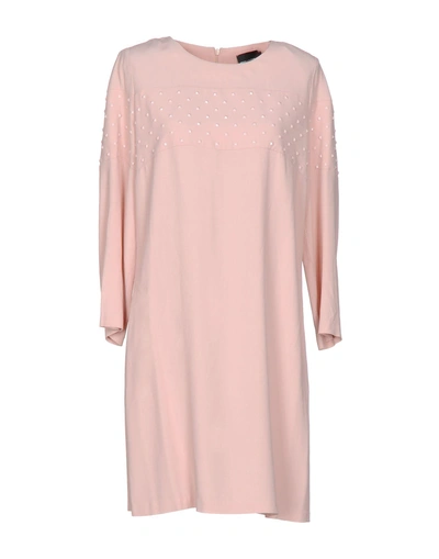 Shop Atos Lombardini Woman Mini Dress Pink Size 2 Viscose, Acetate, Polyester