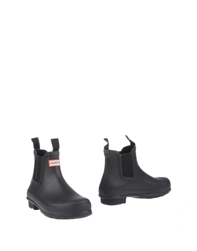 Shop Hunter Ankle Boots In Black