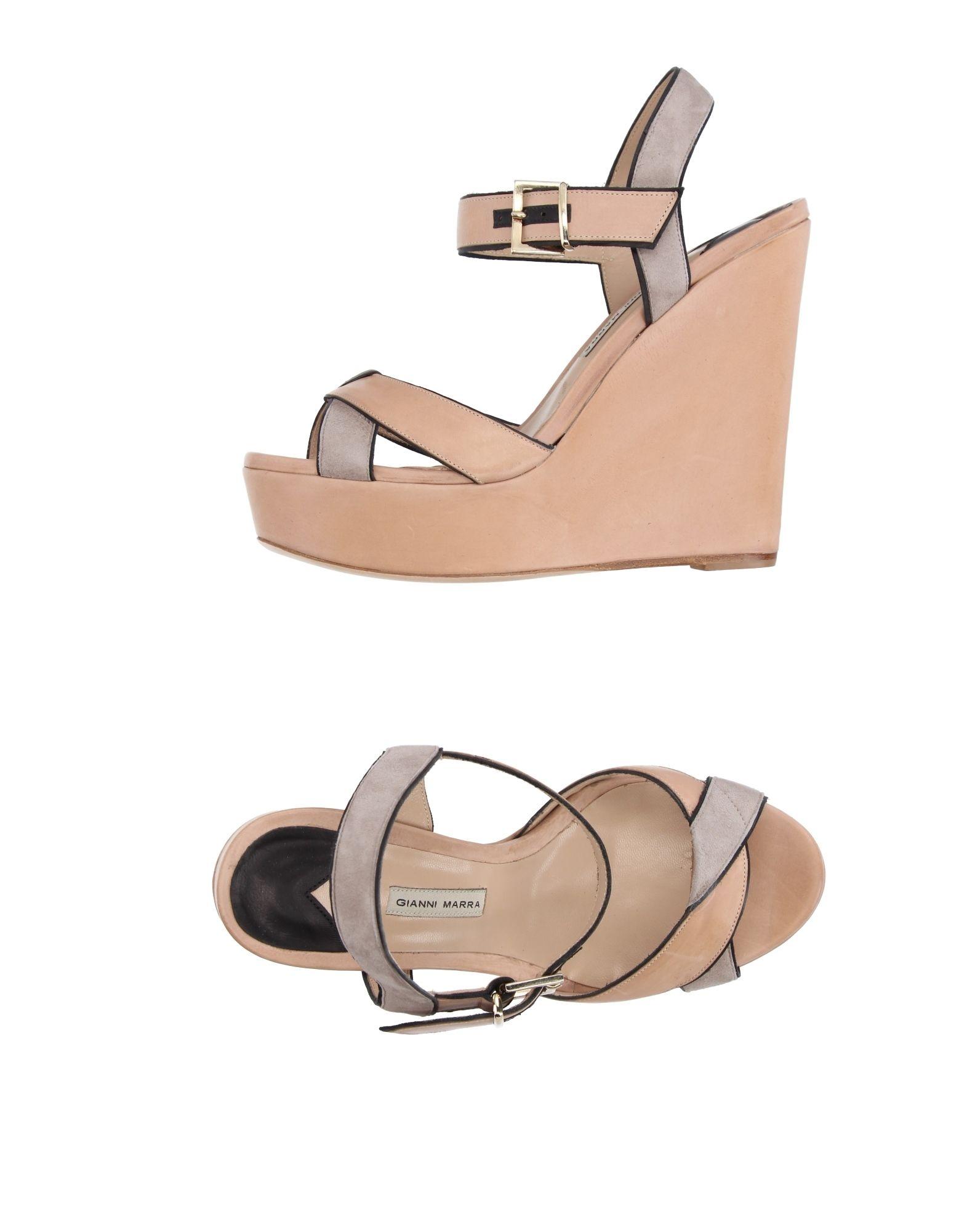 Gianni Marra Sandals In Beige | ModeSens