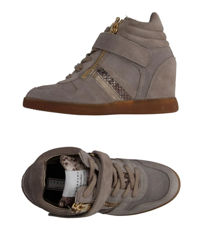 Shop Serafini Manhattan Sneakers In Grey