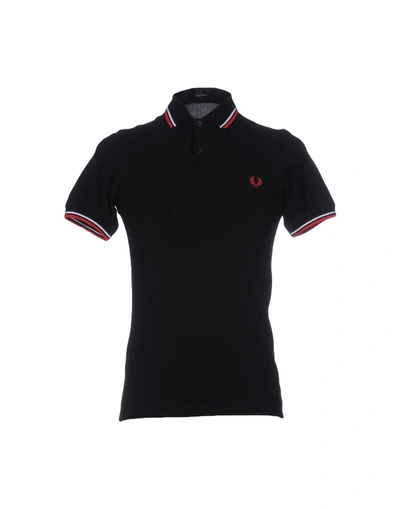 Shop Fred Perry Polo Shirt In Dark Blue