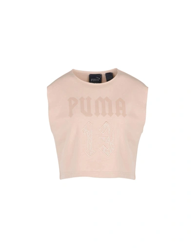 Shop Fenty X Puma Sweatshirt In Pale Pink