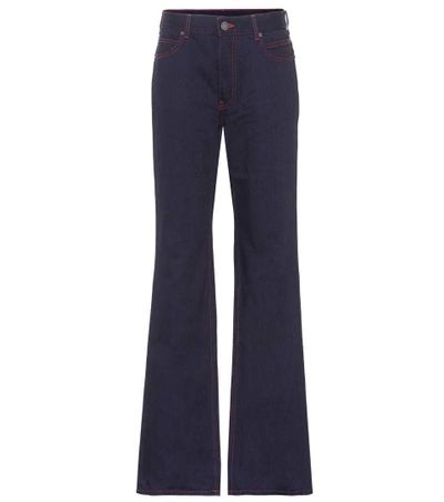 Shop Calvin Klein 205w39nyc High-waisted Jeans In Blue