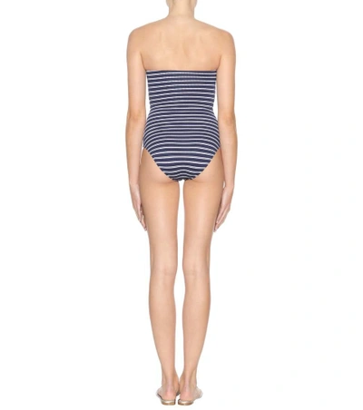 Shop Melissa Odabash Argentina One-piece Swimsuit In Blue