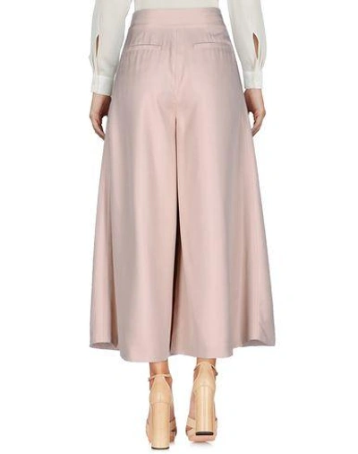 Shop Valentino Long Skirts In Pink