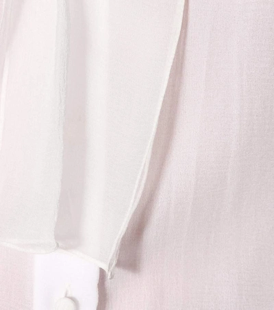 Shop Chloé Silk Top In White