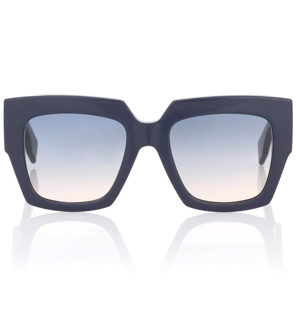 fendi oversized square sunglasses
