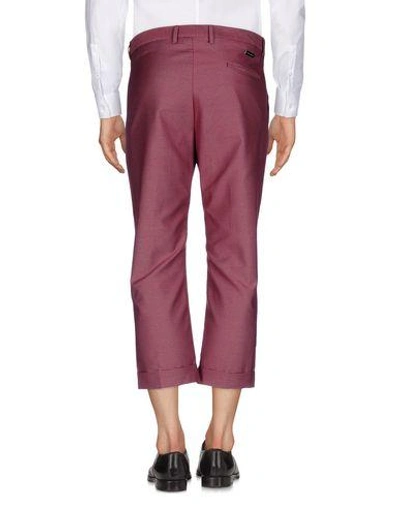 Shop Alessandro Dell'acqua Dress Pants In Red