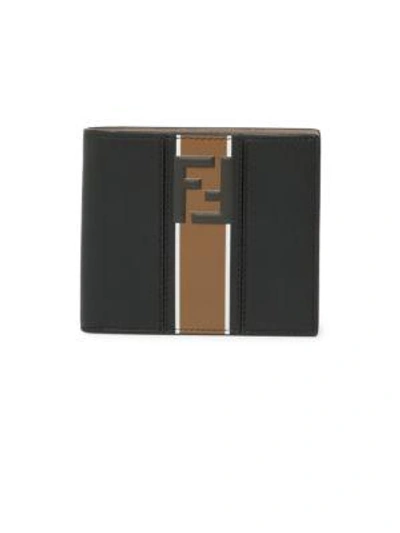Shop Fendi Forever  Wallet In Black Brown
