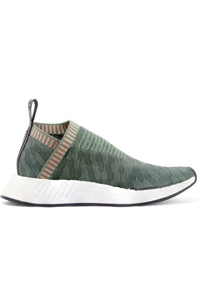 Shop Adidas Originals Nmd_cs2 Primeknit Slip-on Sneakers