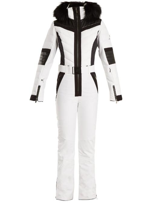 white ski suit womens