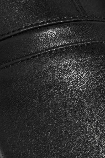 Shop Helmut Lang Stretch-leather Leggings