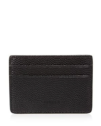 Shop Shinola Latigo Leather Id Card Case In Black