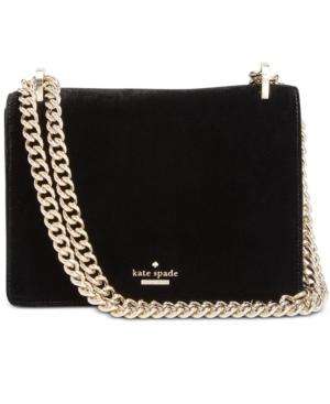 kate spade velvet clutch