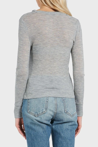 Shop Alexander Wang T Sheer Wool Top