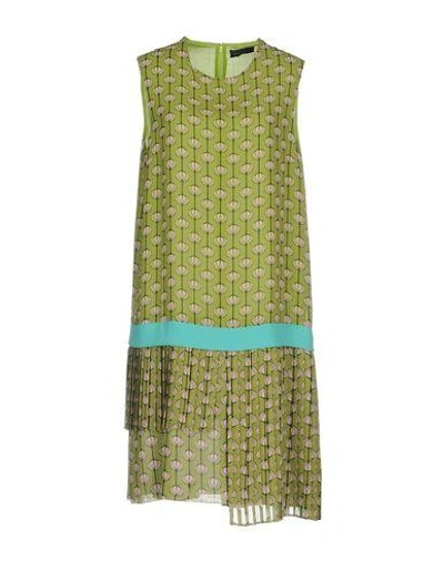 Shop Alessandro Dell'acqua Short Dress In Acid Green
