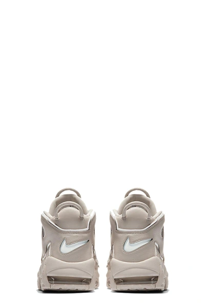 Shop Nike Air More Uptempo In Beige-bianco