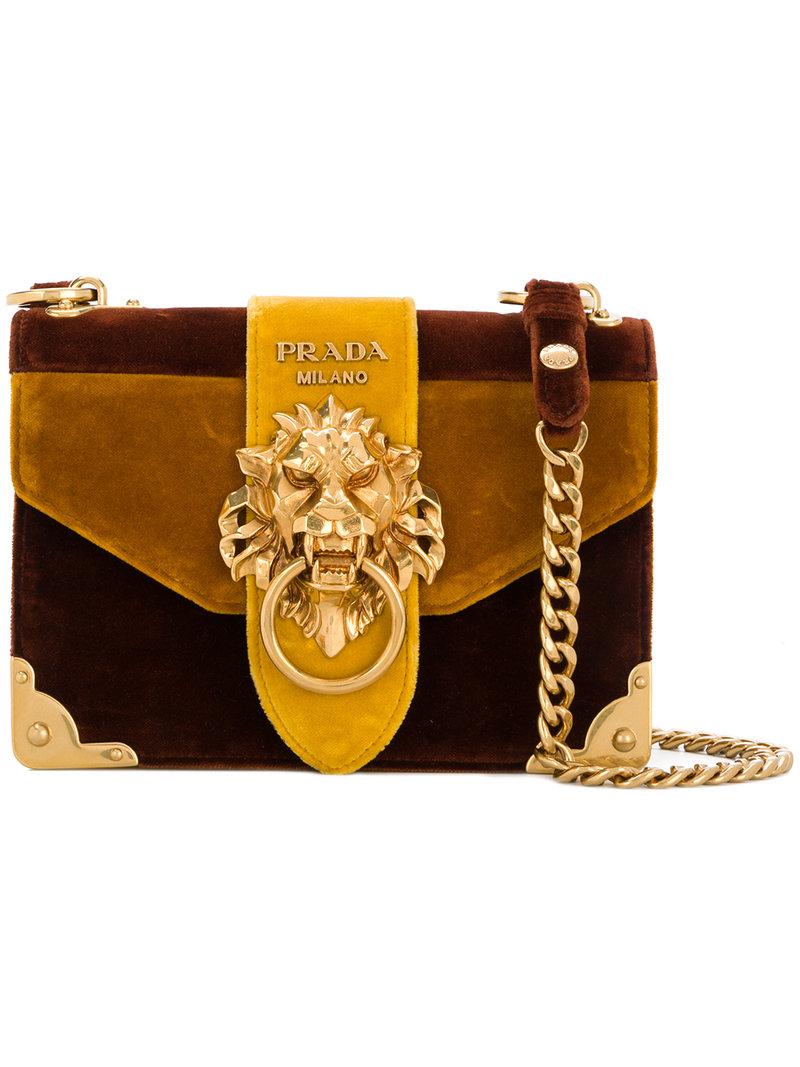 prada bag with lion