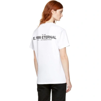 Shop Alyx White 'eternal' E.1999 T-shirt