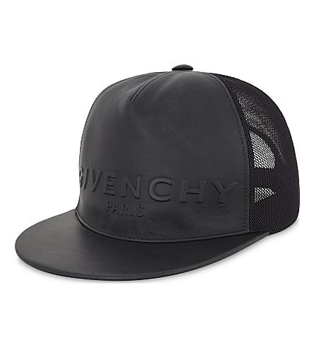 givenchy leather cap