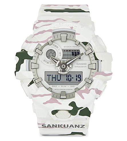 g shock white pink
