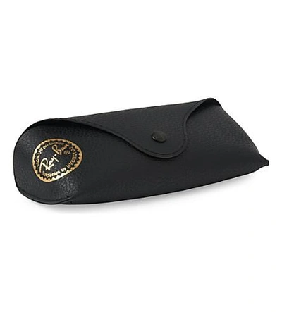 Ray Ban Womens Ray-ban Ebony Clubmaster Sunglasses With Green Lenses Rb3016 49 In Ebony/ Arista