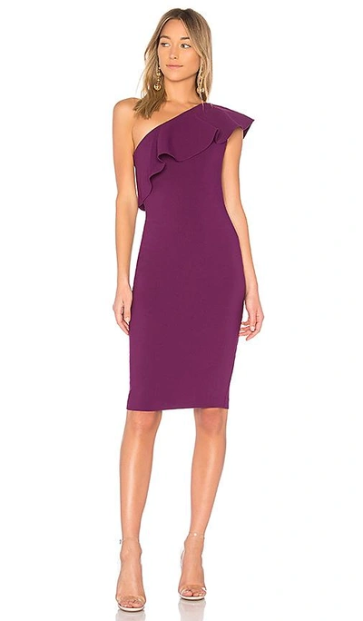 Shop Likely Wilshire Dress In Electric Plum