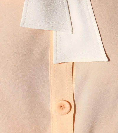 Shop Chloé Silk-crêpe Blouse