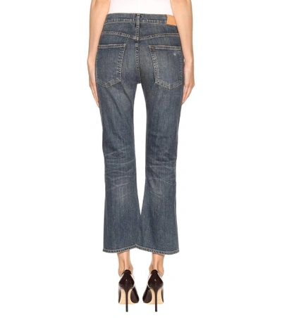 Shop Citizens Of Humanity Drew Crop Flare Jeans In Blue