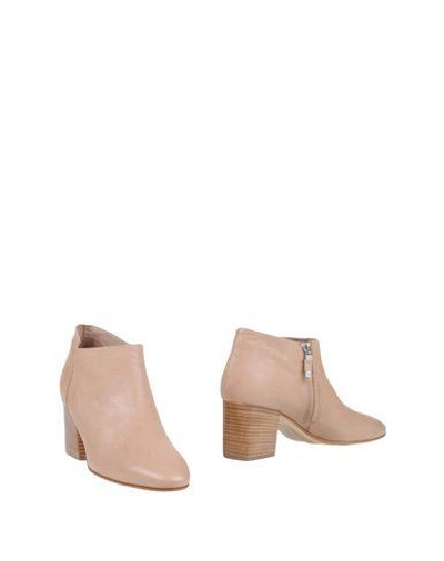 Shop Alberto Fermani Ankle Boot In Pale Pink