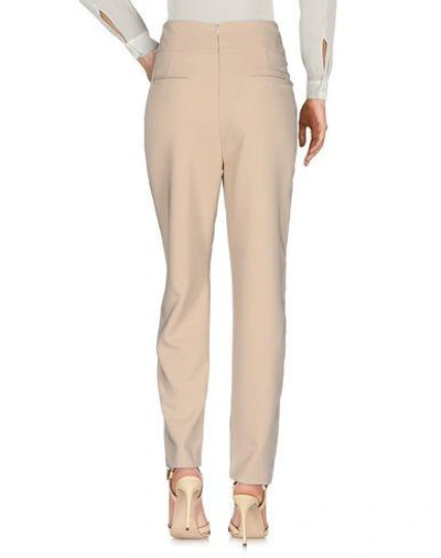Shop Atos Lombardini Casual Pants In Beige