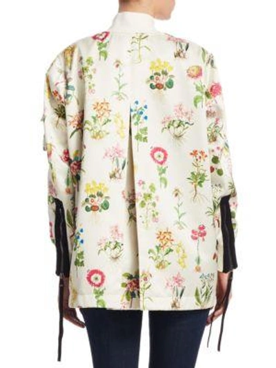 Shop N°21 Floral-print Bomber Jacket In Multicolor