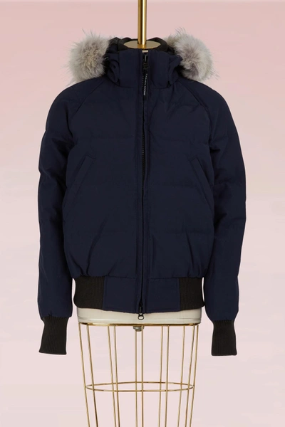 Shop Canada Goose Savona Bomber In Admiral Blue