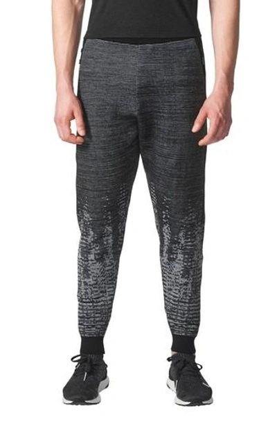 Adidas Originals Adidas Zne Pulse Knit Track Joggers In Black Marl Bq4840 -  Black | ModeSens