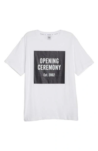 Shop Opening Ceremony 'oc Logo' Short Sleeve T-shirt In White