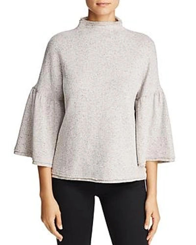 Shop Three Dots Donegal Bell Sleeve Sweater In Oatmeal