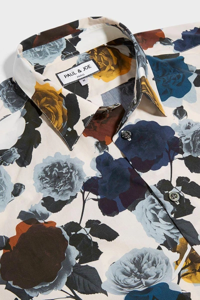Paul & Joe Tivoine Floral-print Cotton-poplin Shirt In Multicoloured