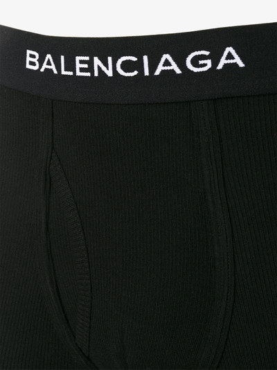 Shop Balenciaga Three Piece Boxer Set In Black