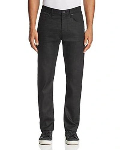 Shop 7 For All Mankind Airweft Straight Fit Jeans In Black In Soiree Black