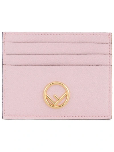 Shop Fendi Pink Leather Cardholder