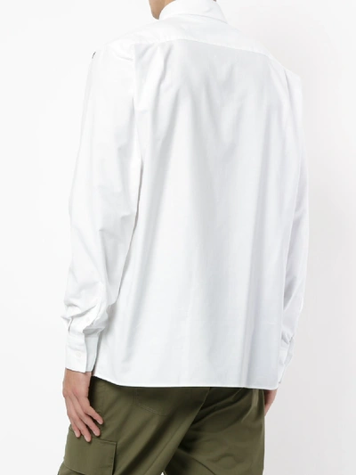 Shop Public School Striped Panel Shirt